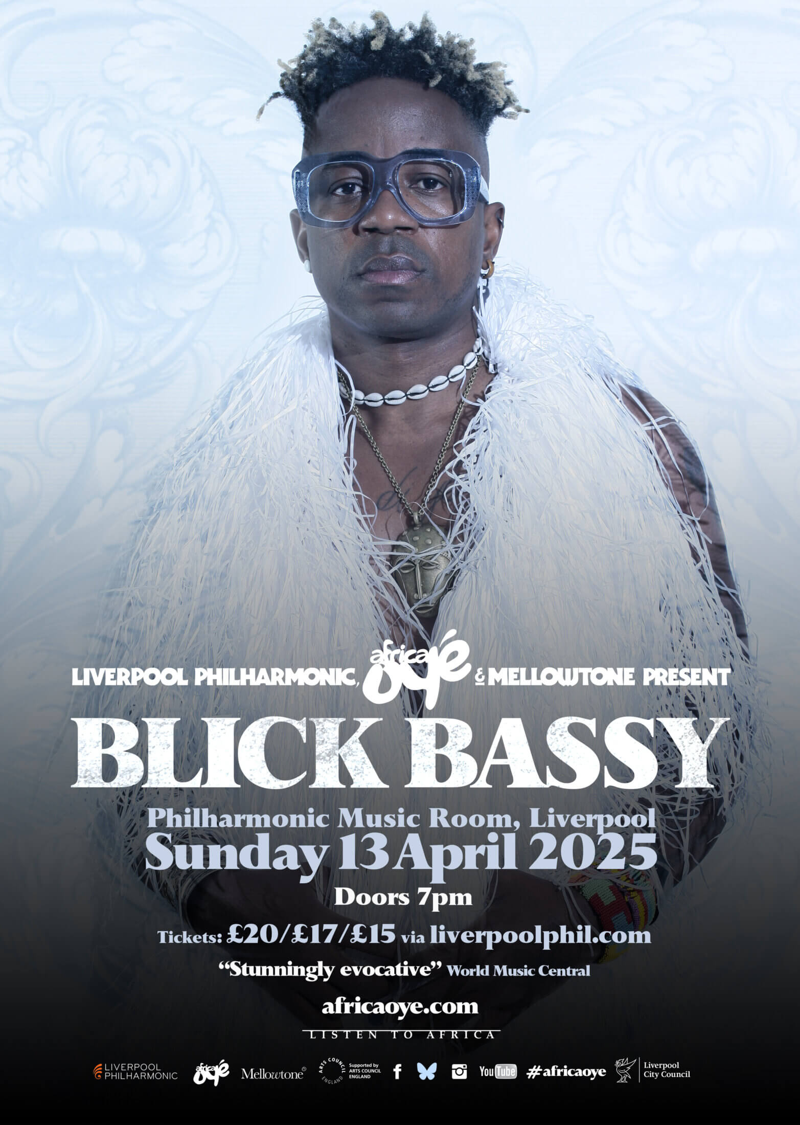 Blick Bassy returns to Liverpool on 2025 tour Africa Oye Africa Oye